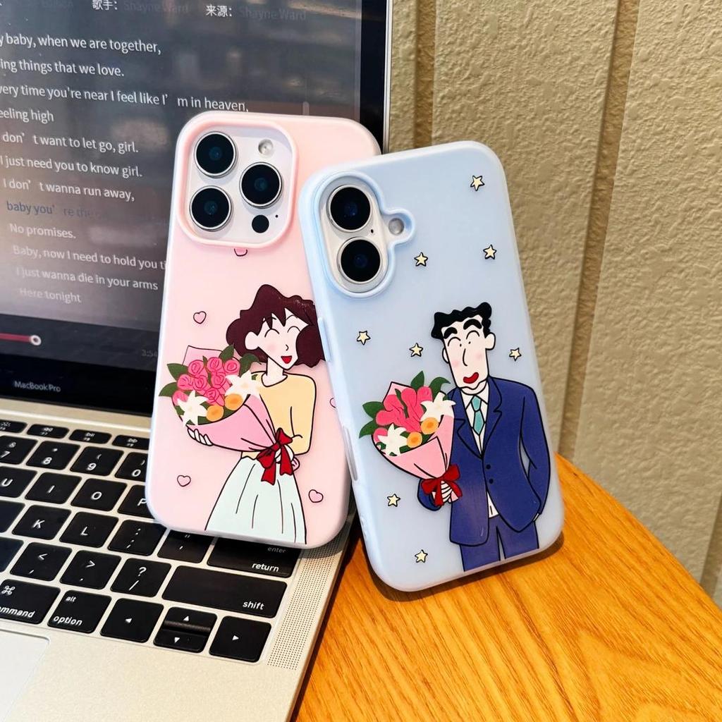 ล่าสุด Crayon Shin-Chan: Mei-Ya และ Hiroshi Jelly 2 In 1 Premium Case Infinix Smart 10 Hot 60I Pro P