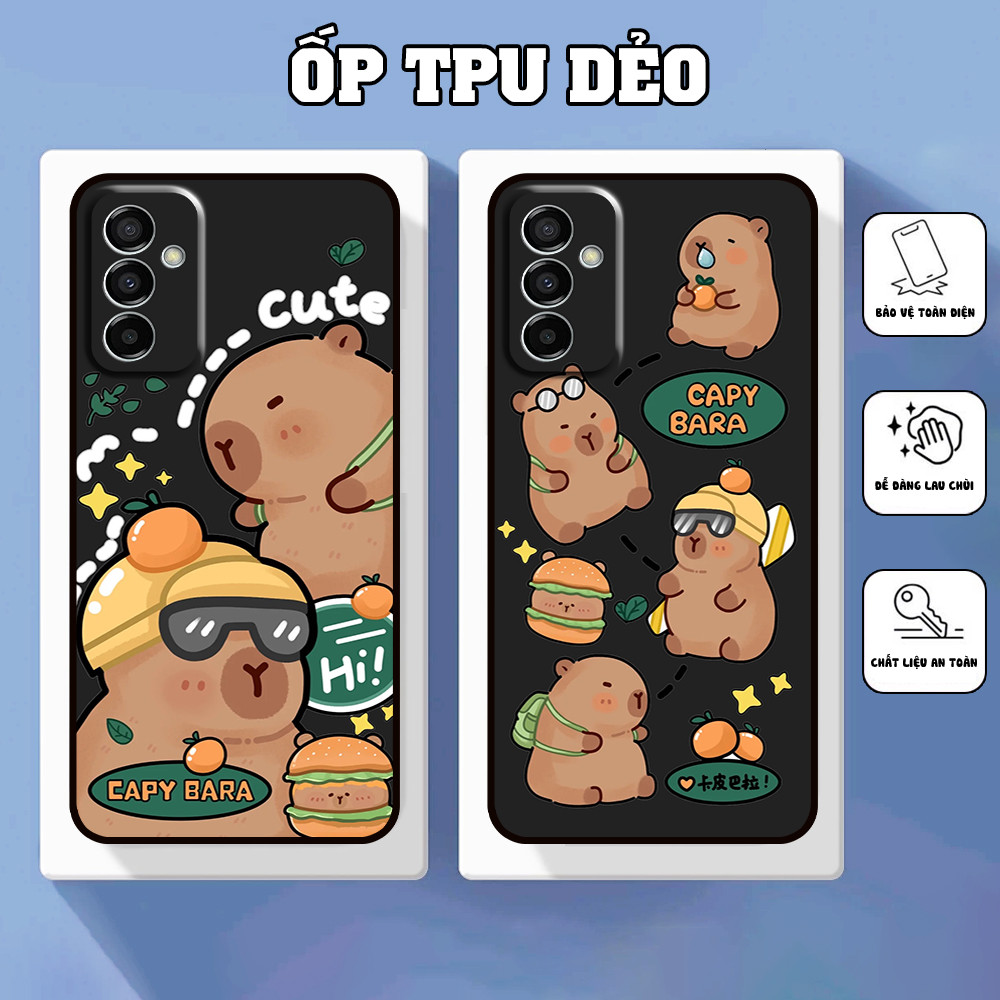 เคส Samsung M23 5G พิมพ์ลาย capy bara น่ารัก