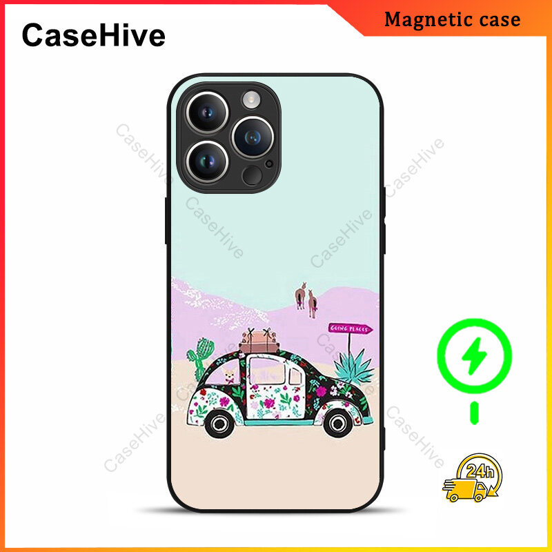 เคสโทรศัพท์รถยนต์สําหรับiPhone 17 Pro Max / iPhone 16 Pro Max / 15 Pro Max / 13 / Samsung Galaxy S25