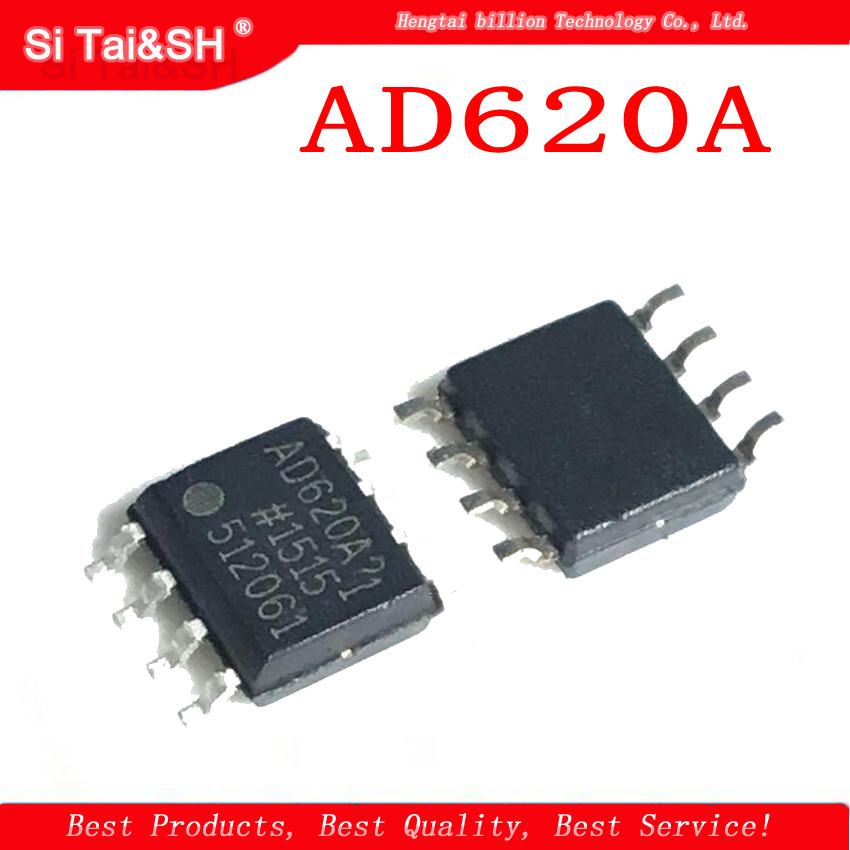 1PCS AD620 AD620A AD620AR AD620BRZ AD620ARZ SOP 8 ใหม่เครื่องมือเครื่องขยายเสียง