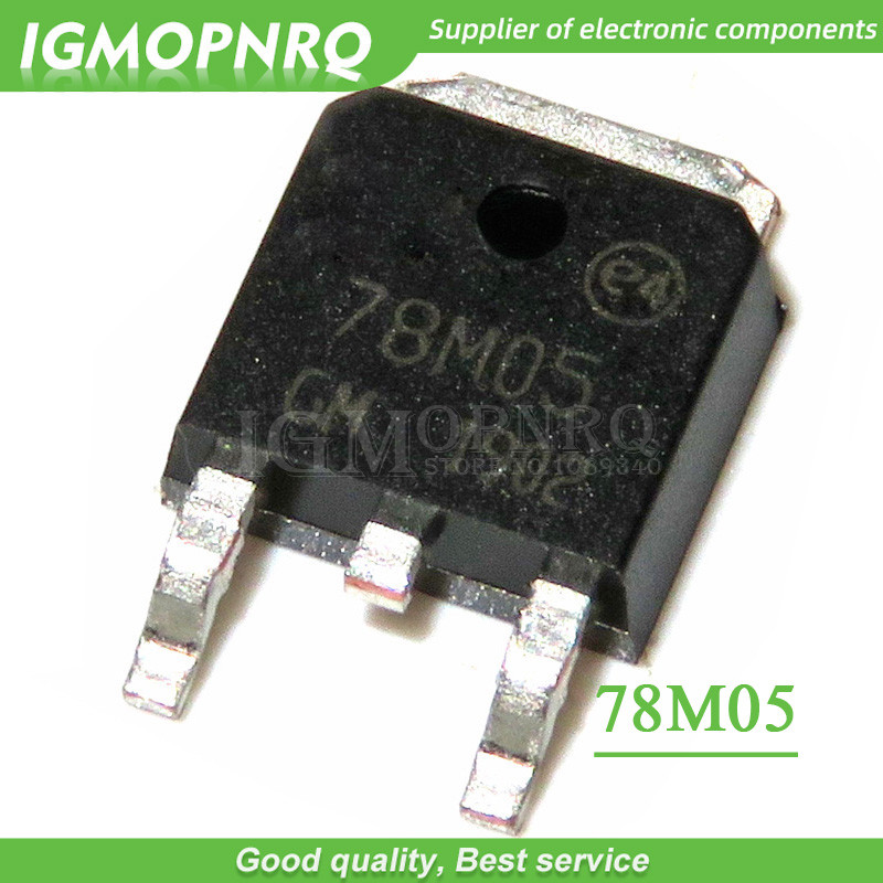 100 ชิ้น L78M05CDT TO252 L78M05 ถึง 252 78M05 POSITIVE VOLTAGE REGULATORS