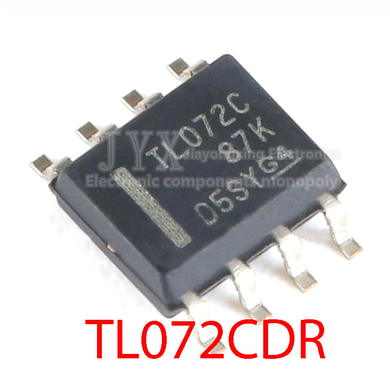 10PCS TL072CDR SOP8 TL072C SOP TL072 SMD 072CDR SOP 8 TL072CDT TL072C