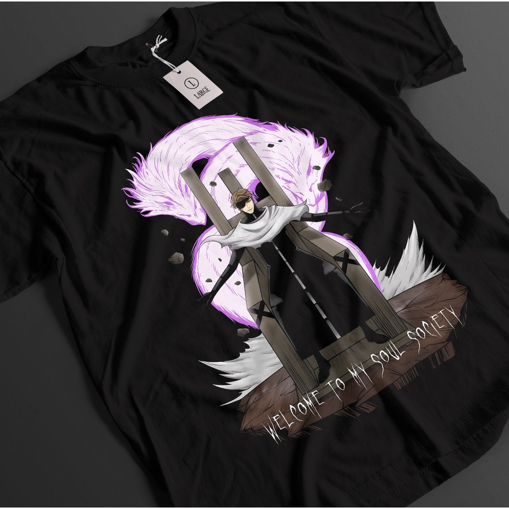 เสื้อยืดอนิเมะ_unisex_ตัวละคร_Aizen_Ichigo_Bankai_Yhwach_Zaraki