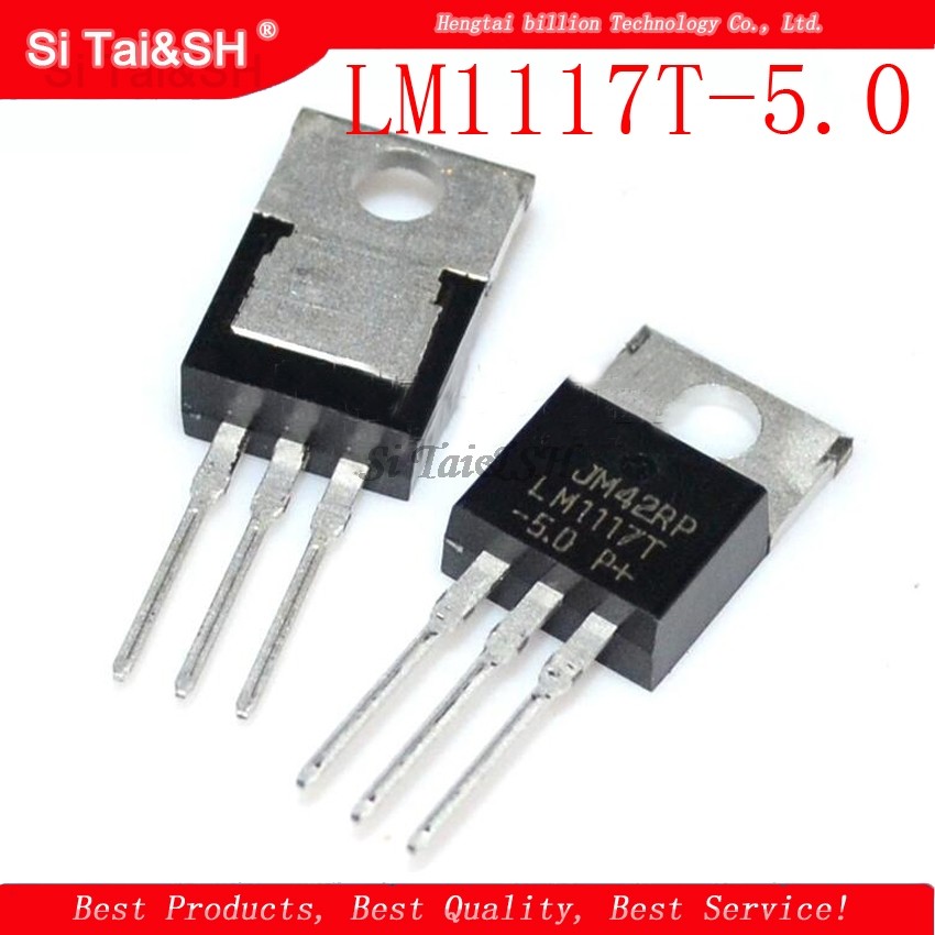 10 ชิ้น/ล็อต LM1117T 5.0 ถึง 220 5V 800mA Low Dropout Linear Regulator LM1117