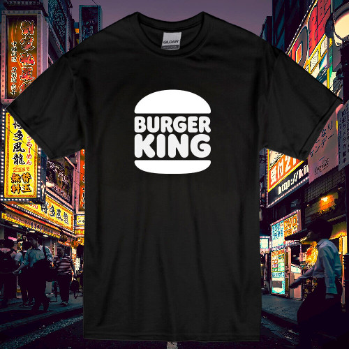 เสื้อใหม่ Burger King Men & Logo T Shirt