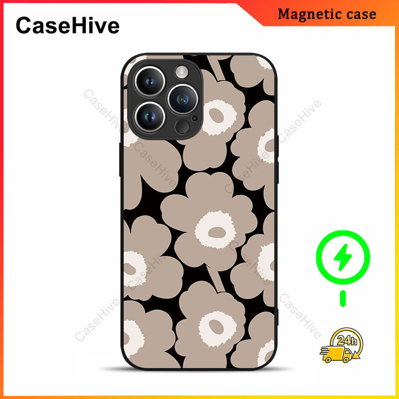 เคสโทรศัพท์ดอกไม้สําหรับ iPhone 17 Pro Max / iPhone 16 Pro Max / 15 Pro Max / 13 / Samsung Galaxy S2