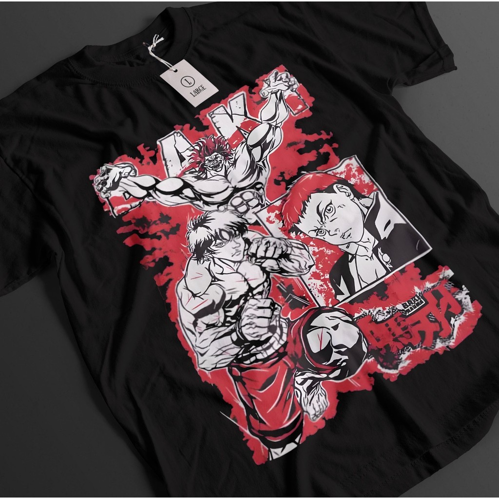 เสื้อยืด_unisex_Baki The Grappler ออกแบบจากตัวละครYujiro Hanma