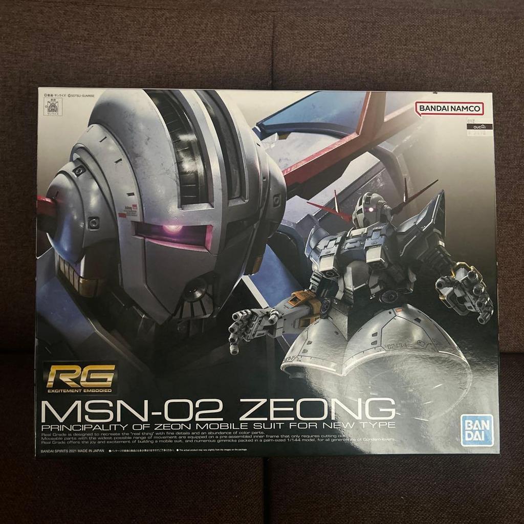 【Direct from Japan】RG MSN-02 ZEONG Zeong (ยังไม่ได้ประกอบ)【Japan Exclusive】