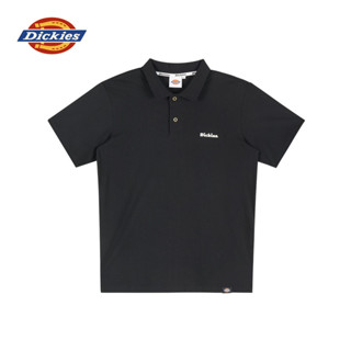 DICKIES MENS POLO SHIRT SS - BLACK เสื้อ เสื้อโปโล แขนสั้น ผ…