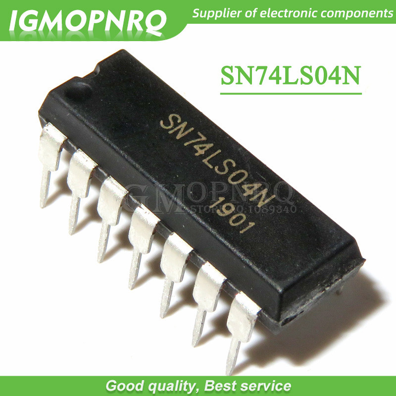 100PCS SN74LS04N DIP14 SN74LS04 DIP 74LS04N 74LS04 DIP 14 HD74LS14P ใหม่และต้นฉบับ IC