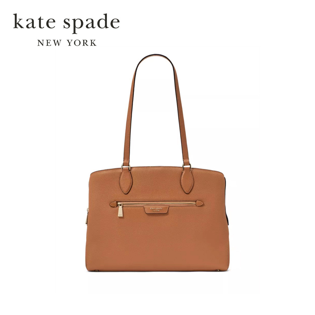 Kate Spade New York กระเป๋าโท้ท/กระเป๋าทรงสี่เหลี่ยมรุ่น Hudson Work Tote KI425 200 สีน้ำตาล