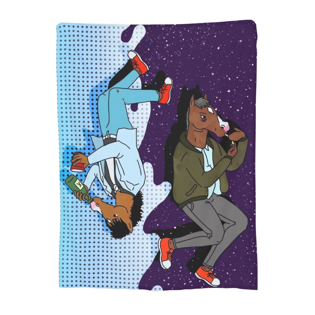 BoJack Horseman ผ้าห่มหลากหลายไซซ์ นุ่มและอุ่น เหมาะสำหรับเตียงหรือโซฟา