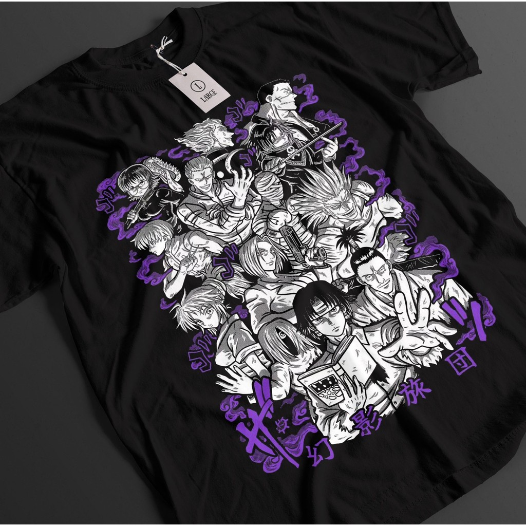 Hunter x Hunter เสื้อยืด Chrollo Hisoka สำหรับทุกเพศ