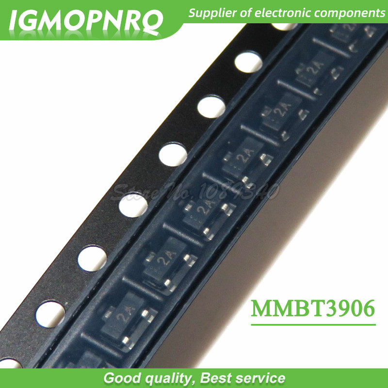 100PCS MMBT3906 MMBT3904 MMBT4401 MMBT5401 MMBT5551 MMBTA42 MMBTA92 SOT 23 ทรานซิสเตอร์ใหม่และต้นฉบั