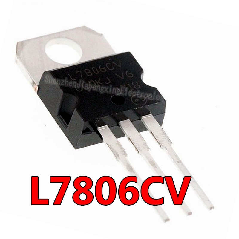 10PCS L7806CV 7806 TO220 L7806 ถึง 220 LM7806 MC780 ใหม่เดิม