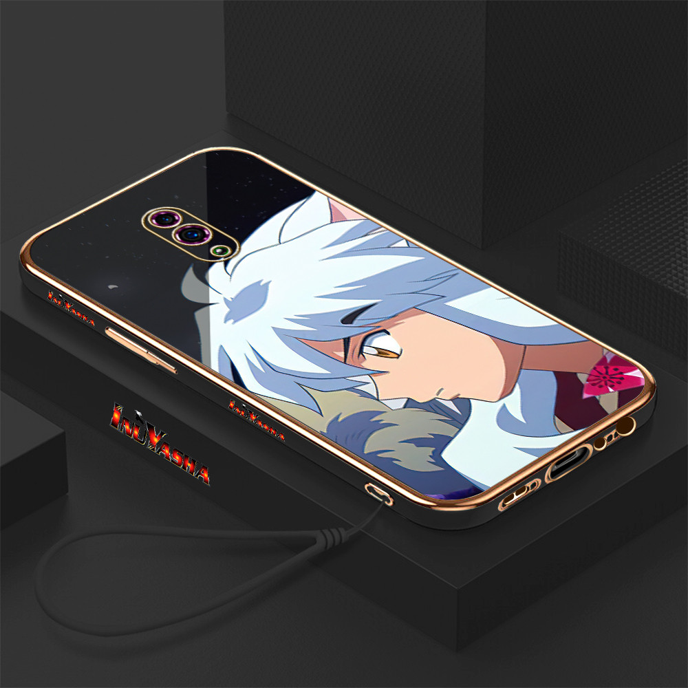 LOKAL [จัดส่งในพื้นที่] OPPO Reno 3 4 4f 5 5k 6 7 7z 8 8T 8Z 4G 11F 13FS 5G Casing HP Inuyasha Patte