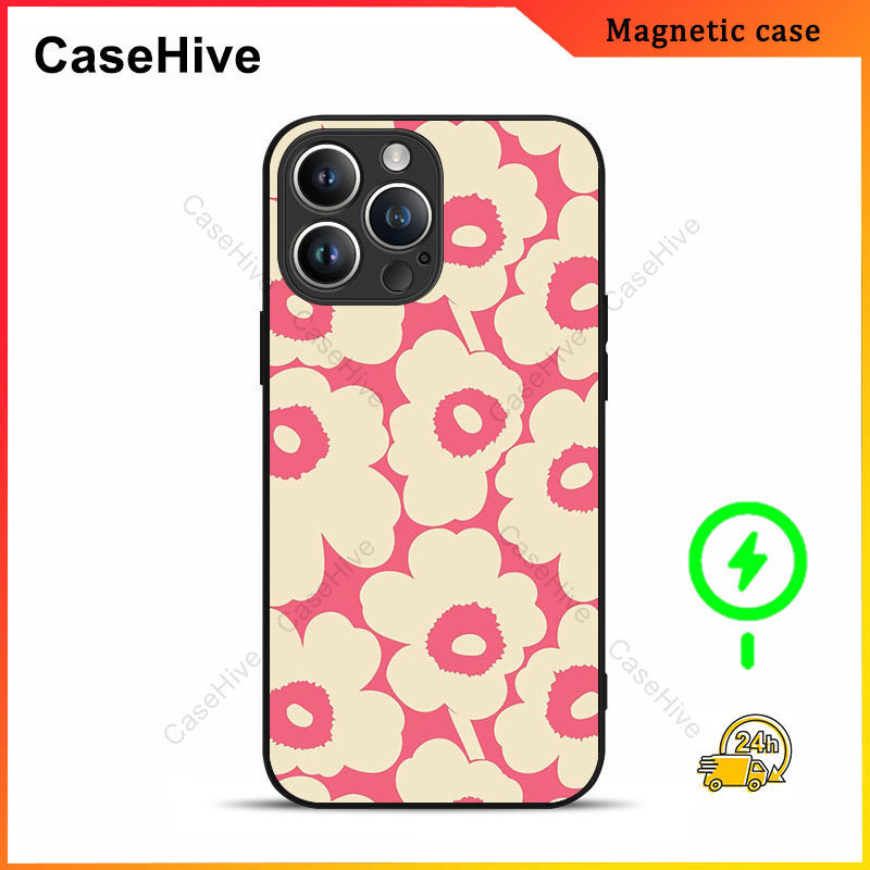 เคสโทรศัพท์ดอกไม้สําหรับ iPhone 17 Pro Max / iPhone 16 Pro Max / 15 Pro Max / 13 / Samsung Galaxy S2