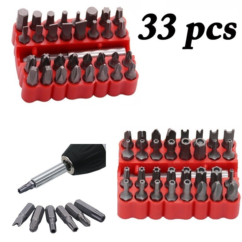 APRTY33pc Magnetic Extension Bit Holder ไขควง Bits Set Quick Release Bit Holder