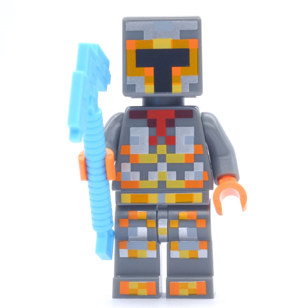 Ploybrick |พร้อมส่ง| Knight Yellow Orange Armor Skin | งานลิขสิทธิ์ของแท้ Minecraft