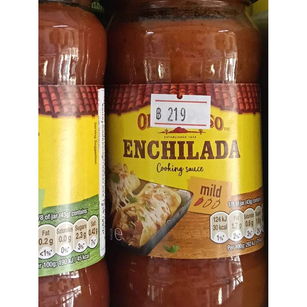 OLD EL PASO Mexican Enchilada Sauce 340g MEXICAN FOOD
