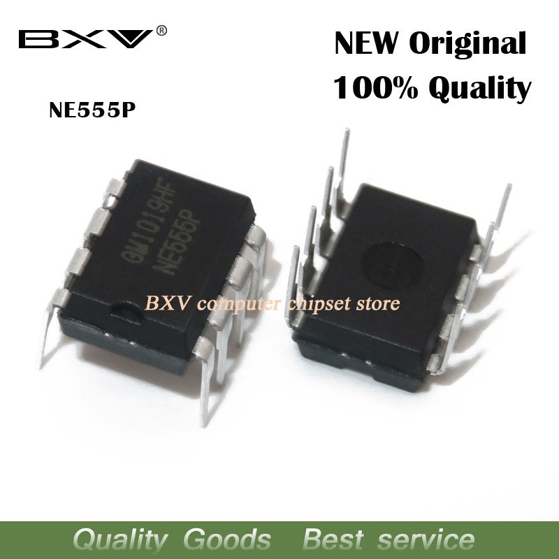 CR-10PCS NE555P DIP8 NE555 DIP NE555N 555P DIP 8 IC ใหม่