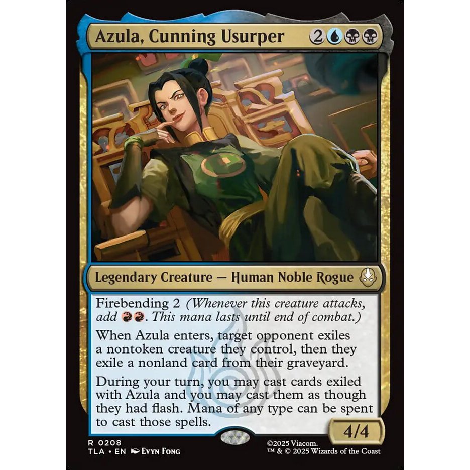 Azula, Cunning Usurper การ์ด Magic the Gathering [MTG] ของแท้