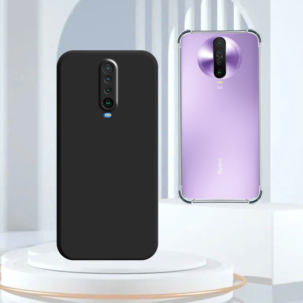 เคส Xiaomi Redmi K20 / K20 Pro / K30 / K30 5G ฝาครอบด้านในกันกระแทก tpu ยืดหยุ่นสีดํา