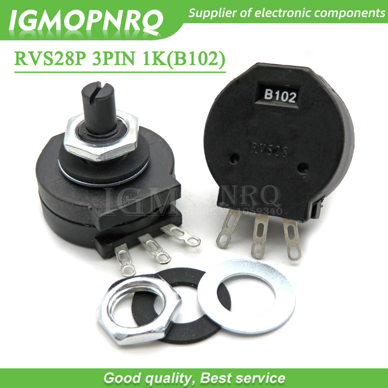 5PCS RVS28P B102 2W 1K เครื่องเชื่อมอะไหล่ RVS28 B102 3PIN ใหม่เครื่องเชื่อมไฟฟ้า potentiometer