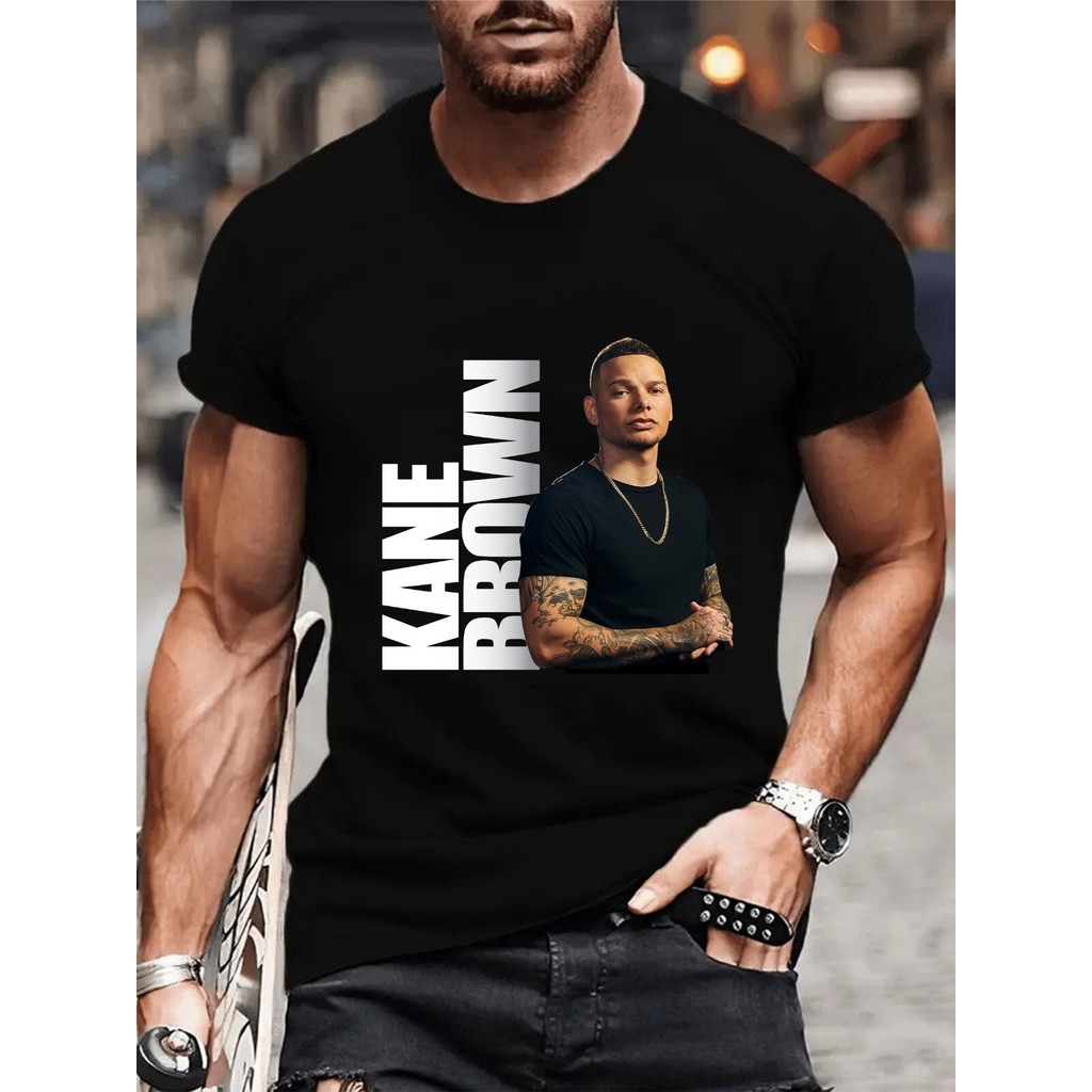 เสื้อทัวร์สำหรับคอนเสิร์ต Kane Brown 2025 สีน้ำตาล
