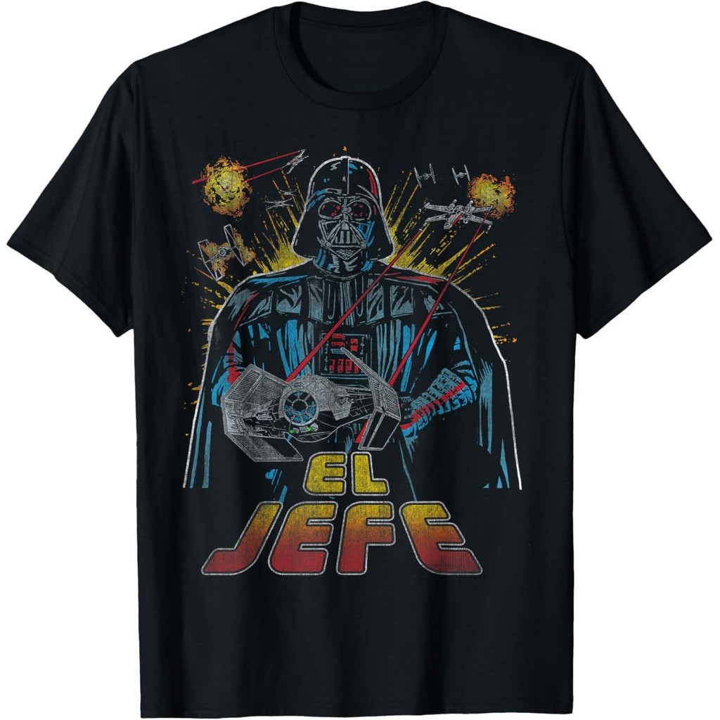 ตลกพิมพ์ Casual MensTshirt El Jefe The Chief Graphic T-Shirt เสื้อยืด