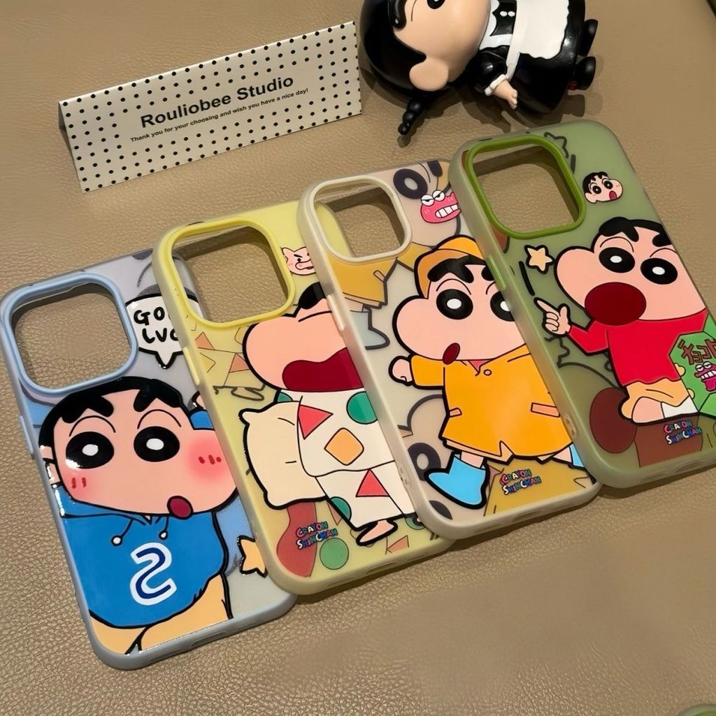 น่ารัก Jelly สี 2 In 1 Crayon Shin-Chan กรณี Oppo A6s A6t Pro 5G Reno 15F Reno 15 5G Reno 15 Pro 5G 