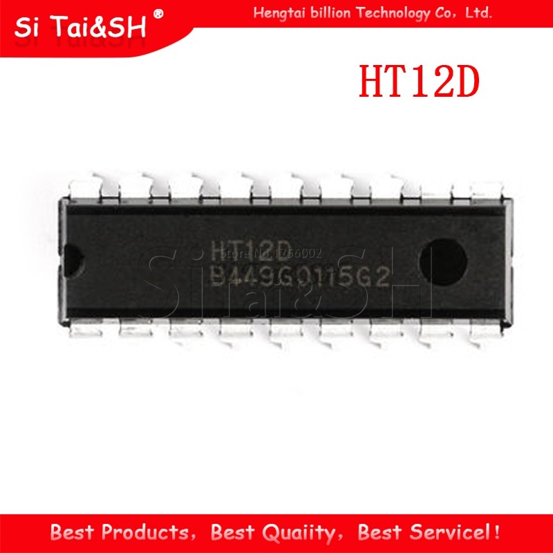 5PAIR 5PCS HT12D และ 5PCS HT12E DIP18 HT 12D + HT 12E HT12 ใหม่เดิม