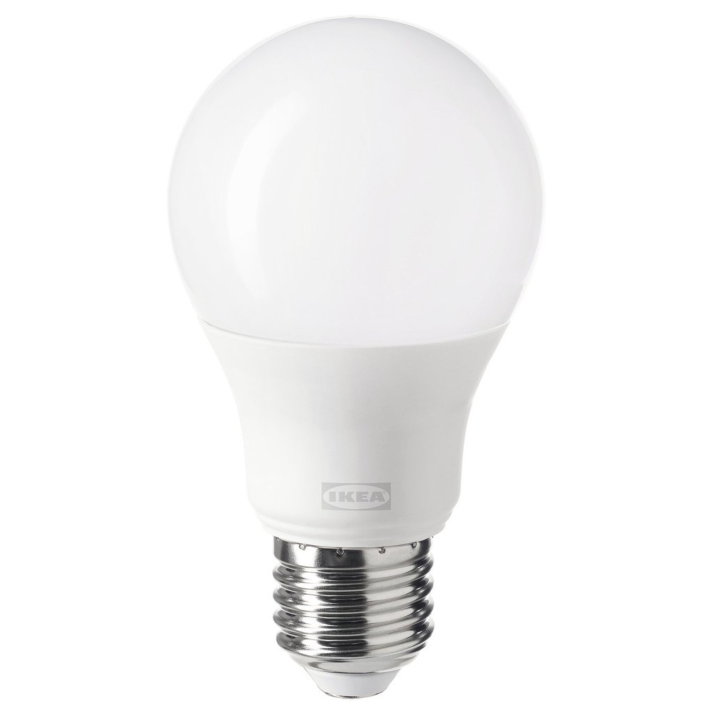 [IKEAแท้ ถามก่อนสั่ง] TRÅDFRI ทรวดฟรี หลอดไฟ LED E27 806 ลูเมน, อัจฉริยะ ไร้สาย หรี่ไฟได้/สีวอร์มไวท