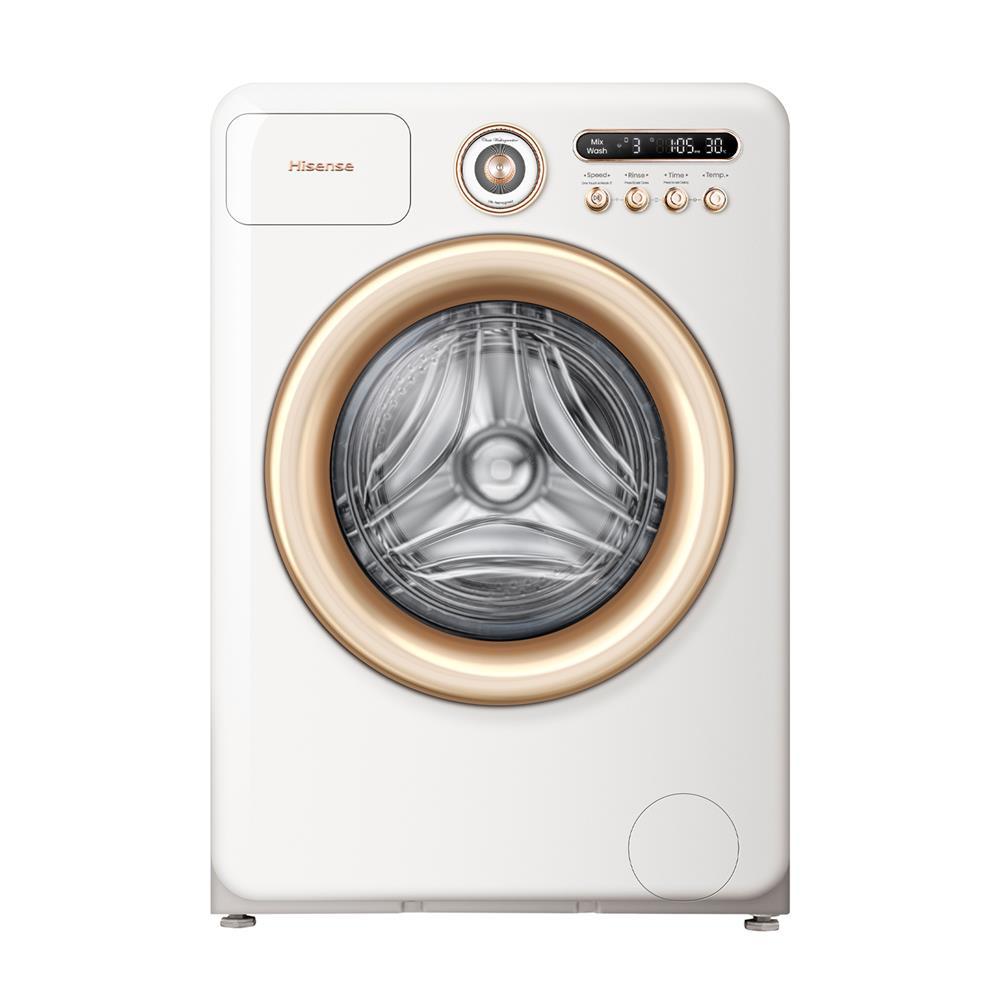 [จัดส่งพร้อมติดตั้ง] HomePro เครื่องซักผ้าฝาหน้า  WF105R5 10.5 กก. 1400 RPM อินเวอร์เตอร์ สีขาว แบรน