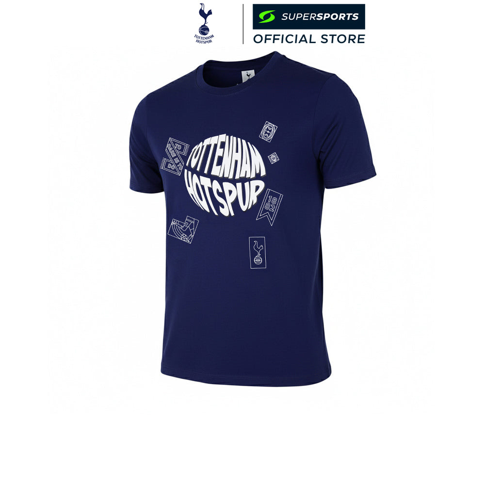 SPURS Graphic เสื้อยืดผู้ชาย สีกรมท่า