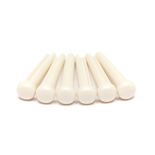 Graph Tech Graph Tech PP-1100-01 TUSQ Bridge Pin White Dotless Traditional Type