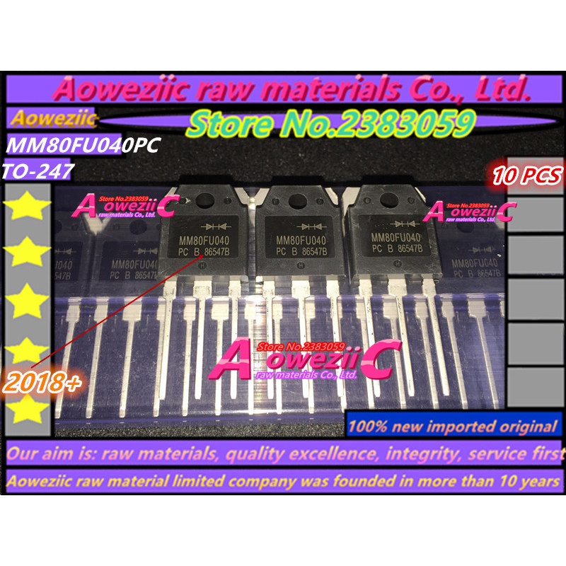Aoweziic 2021+ 100% ใหม่นําเข้าเดิม MM80FU040PC MM80FU040 TO-247 fast recovery ไดโอด 80A 400V