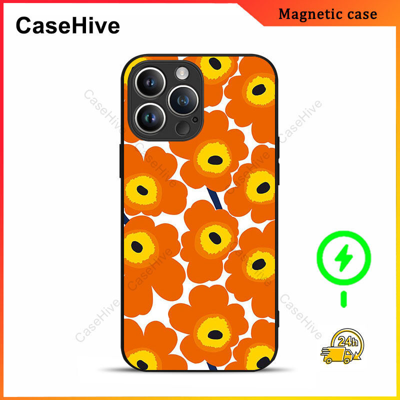 เคสโทรศัพท์ดอกไม้สําหรับ iPhone 17 Pro Max / iPhone 16 Pro Max / 15 Pro Max / 13 / Samsung Galaxy S2