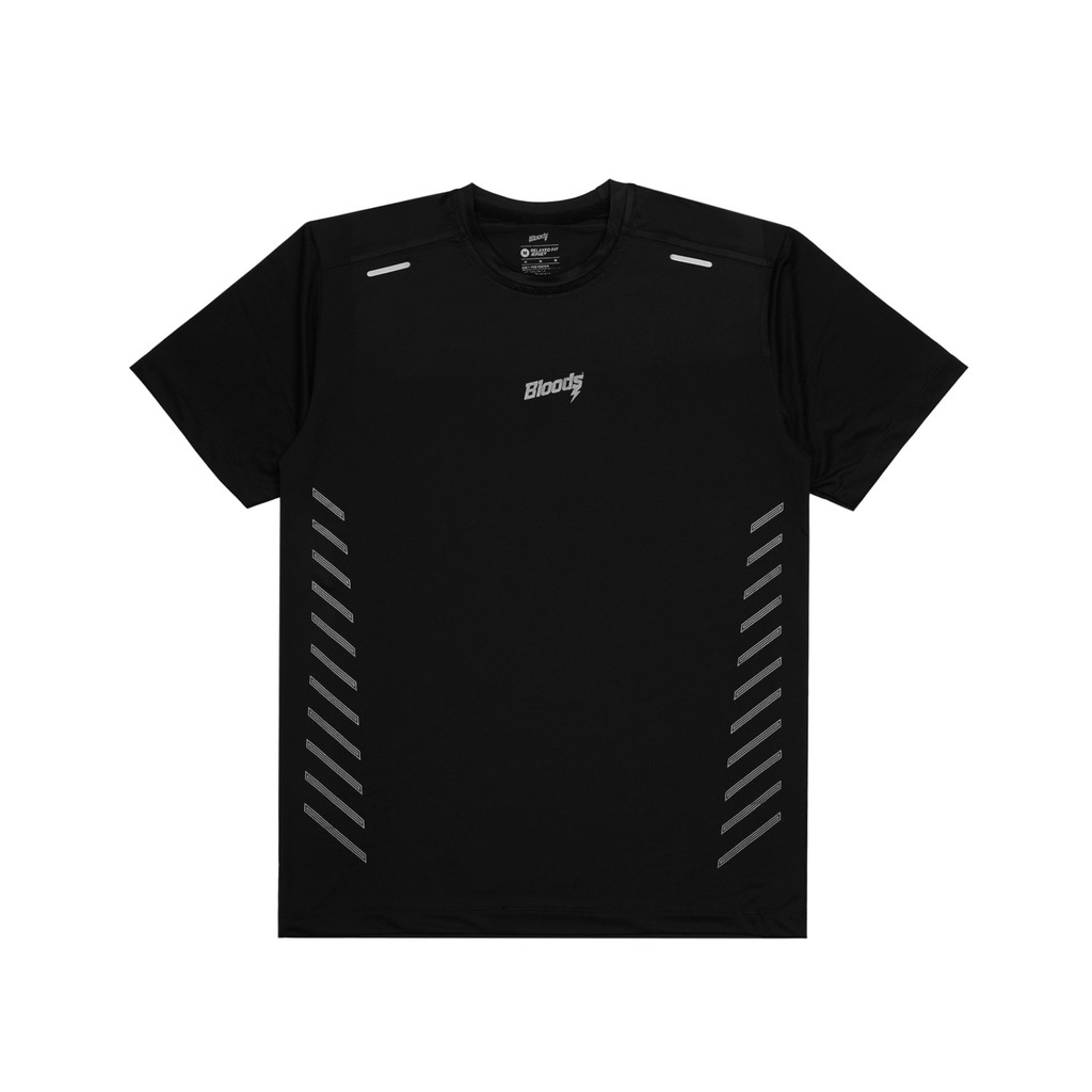 Bloods Series Jersey Running Teze 07 สีดํา