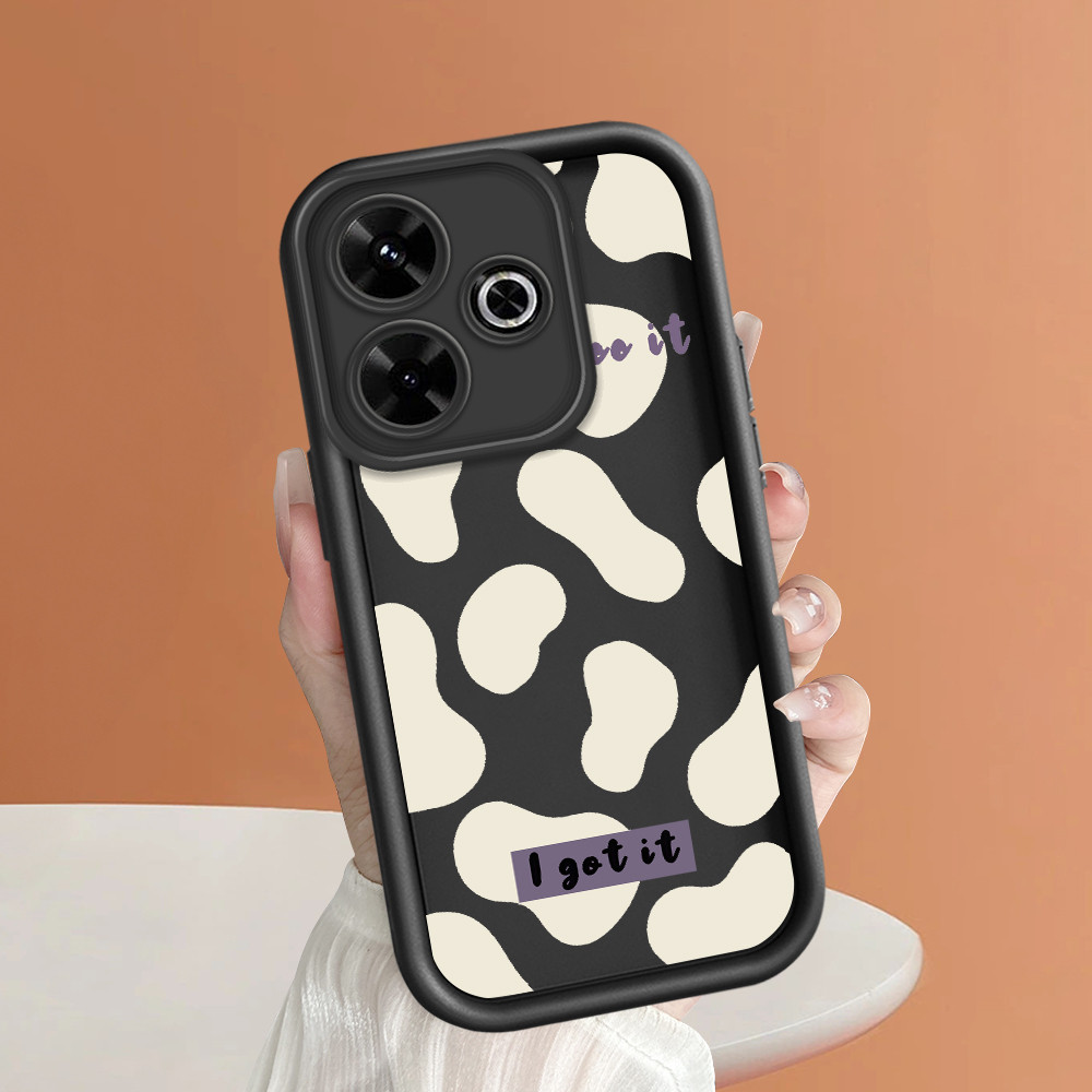 HP เคสโทรศัพท์สําหรับ Xiaomi Redmi 13 13X Poco M6 4G 5G กรณีปกป้องโทรศัพท์ TY DLJ C8-362 ครีมจุด