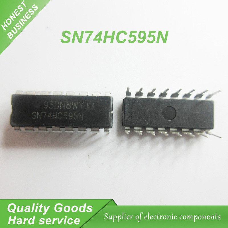 10PCS SN74HC595N DIP16 SN74HC595 DIP 74HC595N 74HC595 ใหม่และต้นฉบับ IC