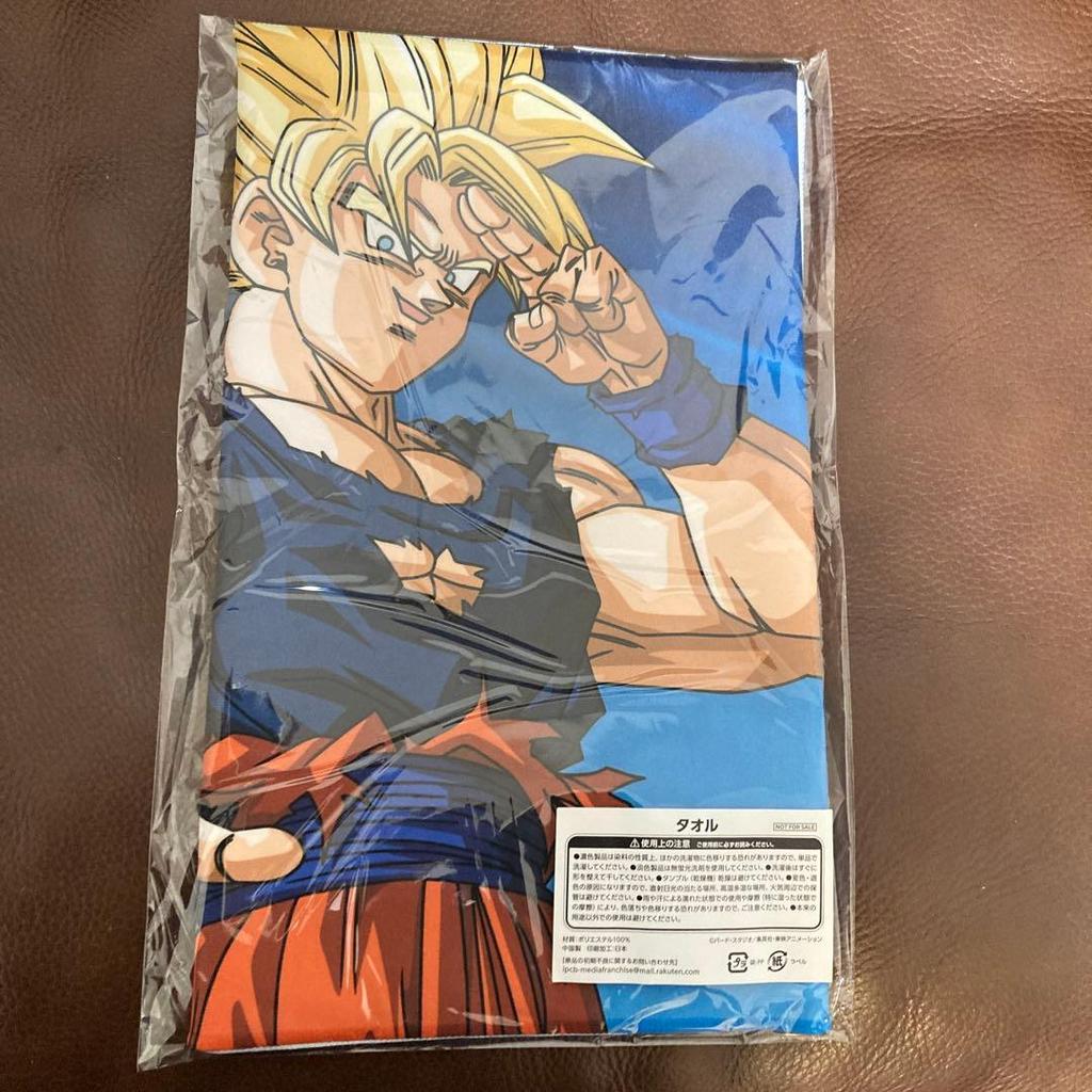 【Direct from Japan】★ไอเทมที่ชนะรางวัลผ้าขนหนูกีฬาแคมเปญโบนัส Rakuten Card Dragon Ball Z【Japan Exclus