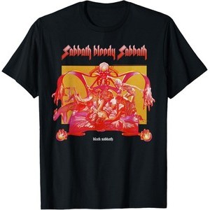 Black Sabbath Official Sabbath Bloody Sabbath Bright T-Shirt