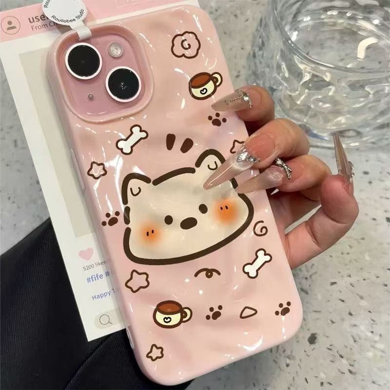 สาวแฟนซีสุนัขดอกไม้ Star ปลอก Hp Vivo Y05 V70 Fe V60 Y400 Y19S Pro Y29 5G V40 V50 Lite Y27S Y33S Y33