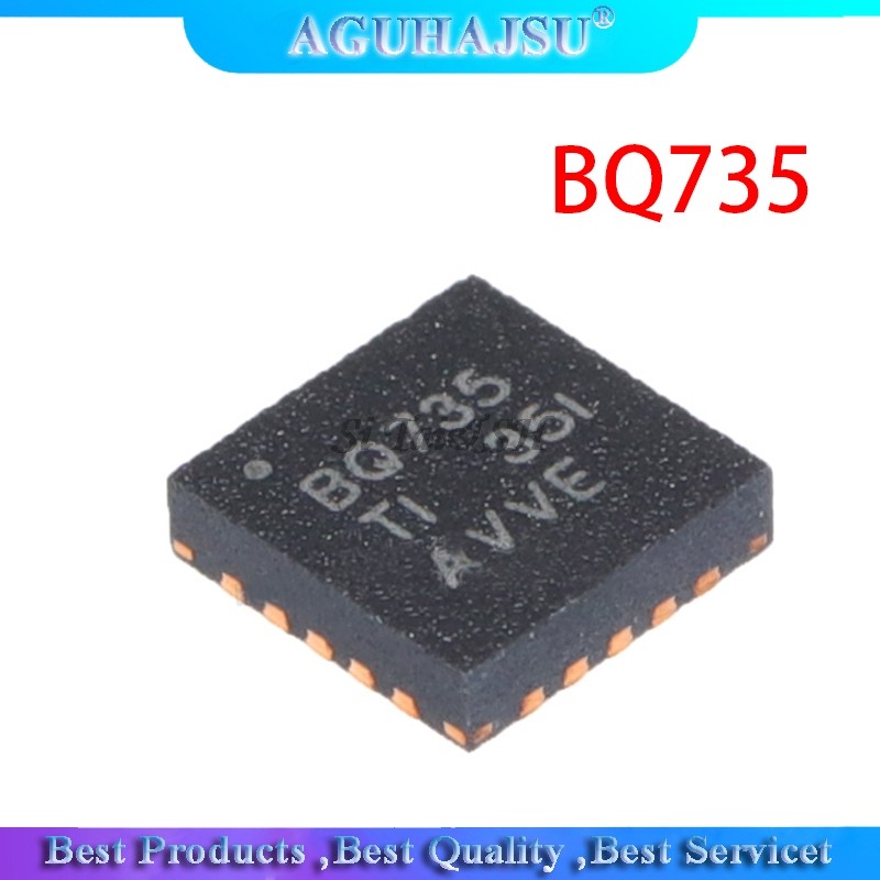 5pcs BQ735 BQ24735 BQ24735RGRR QFN 20 แบตเตอรี่การจัดการชิป IC แล็ปท็อปชิป