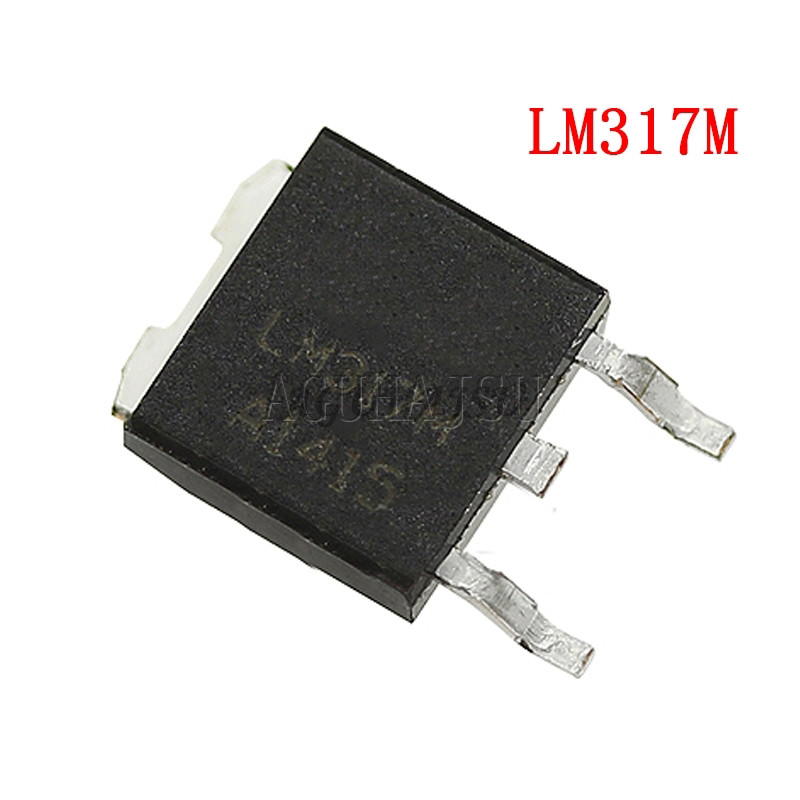 HT-10PCS LM317M LM317 TO252 SOT LM317MDT ตัวควบคุมแรงดันไฟฟ้า SMD IC ใหม่เดิม
