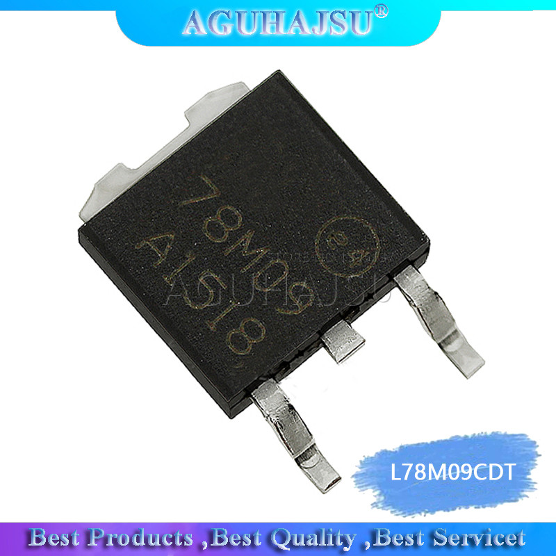 10PCS L78M09CDT ถึง 252 78M09 SMD L78M09 TO252 ใหม่และต้นฉบับ