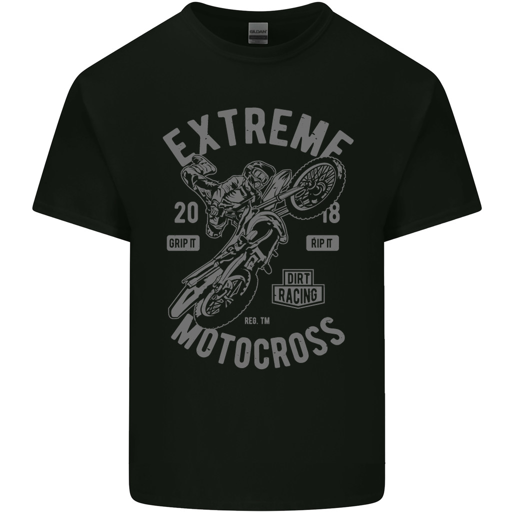 Extreme Motocross Motorcycle Motox Mens Pure Cotton T-Shirt
