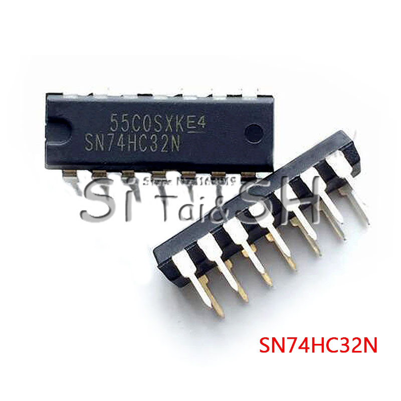 HT-10PCS SN74HC32N SN74HC32 DIP14 DIP 74HC32N 74HC32 ใหม่
