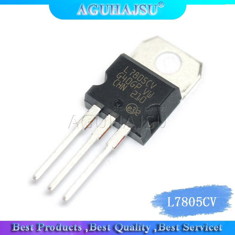 10PCS L7805CV TO220 L7805 ถึง 220 7805 LM7805 MC7805 IC ใหม่และต้นฉบับ